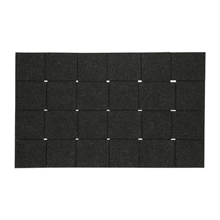 Tischset 4er Set Filz Flechtoptik 46x28cm 4 Farben Tischdekoration Platzdecken Filzuntersetzer Platzset