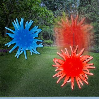 Fensterläufer 6er Set Röhre 16,5x3cm Kunststoff bunt Spielzeug Fensterkletterer Wandläufer Wandkrabbler