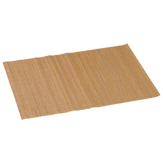 6x Bambus Tischset natur/hell-/dunkelbraun 45x30cm Platzmatte Platzset Tischuntersetzer abwaschbar