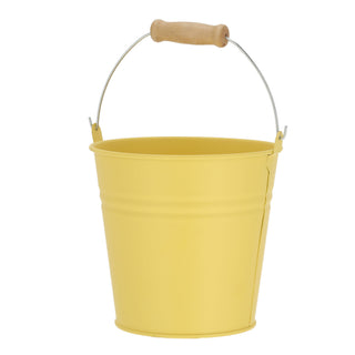 Eimer mit Holzgriff 16/26cm Farbwahl verzinkt Eimer Wassereimer Blecheimer Kübel Garteneimer
