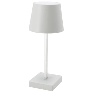 LED Tischleuchte weiß 10,5x26cm Touchfunktion USB Kabel Helligkeitsstufen Dekolampe Tischbeleuchtung