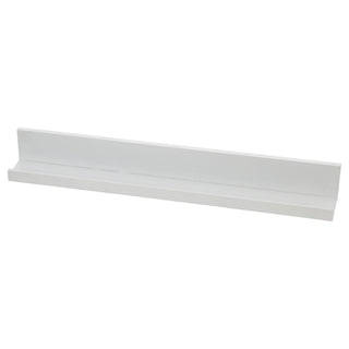 Bilderleiste weiß/schwarz 58cm MDF Leiste Brett Wandregal Regal Board Wandboard Schweberegal