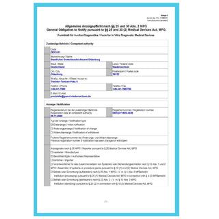 Safecare Corona Schnelltest Laientest vorderer Nasenabstrich