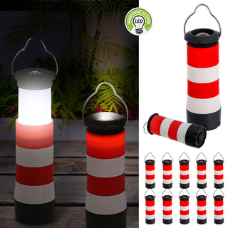 1/12x 3in1 Taschenlampe Leuchtturm Multifunktionslampe Tischlampe Hängelampe Lampe ausziehbar Zoomfunktion