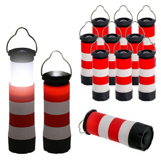 1/12x 3in1 Taschenlampe Leuchtturm Multifunktionslampe Tischlampe Hängelampe Lampe ausziehbar Zoomfunktion