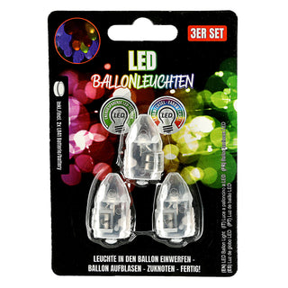 3/36x LED Ballonleuchten bunt Ballonlampe Leuchtballons Ballon Partyballons Beleuchtung Lichtball
