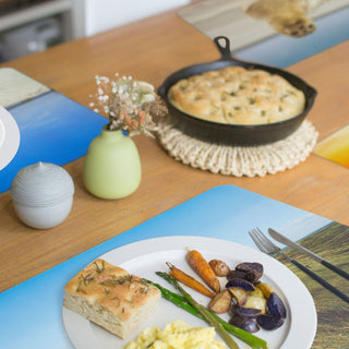 Platzmatte 8er Set "Maritim" 4 Motive á 2 Stück Platzset Tischauflage Tellerunterlage