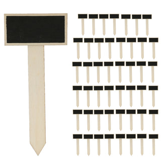 Blumenstecker 12er/48er Set Pflanzschilder Tafel Kreide Beetbeschriftungstafel Beet Kräuter Blumentopf
