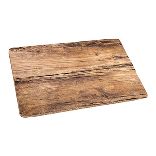Platzmatten 10er Set 44x28,5cm Holzoptik Tischset Platzset Tischauflage Tellerunterlage Eichenoptik