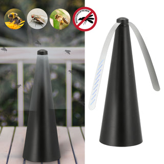 Fliegenwedler 9x26cm schwarz batteriebetrieben Fliegenabwehr Insektenschutz Fliegenvertreiber