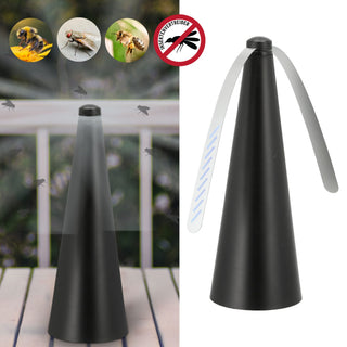 Fliegenwedler 9x26cm schwarz batteriebetrieben Fliegenabwehr Insektenschutz Fliegenvertreiber