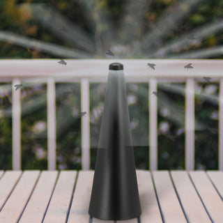 Fliegenwedler 9x26cm schwarz batteriebetrieben Fliegenabwehr Insektenschutz Fliegenvertreiber