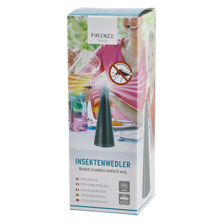 Fliegenwedler 9x26cm schwarz batteriebetrieben Fliegenabwehr Insektenschutz Fliegenvertreiber