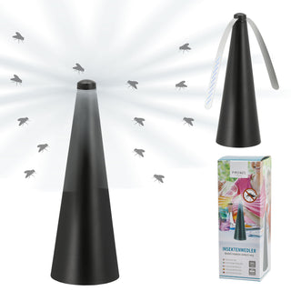 Fliegenwedler 9x26cm schwarz batteriebetrieben Fliegenabwehr Insektenschutz Fliegenvertreiber