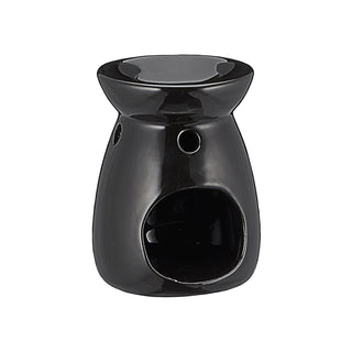 Duftlampe 3er Set Keramik H11cm schwarz beige weiß Aromalampe Raumduft