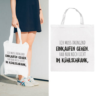 1St/3St Einkaufsbeutel 3 Sprüche 42x38cm Baumwolle Jutebeutel Beutel Tasche Einkaufstasche Stofftasche