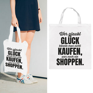 1St/3St Einkaufsbeutel 3 Sprüche 42x38cm Baumwolle Jutebeutel Beutel Tasche Einkaufstasche Stofftasche