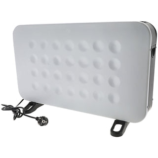 Konvektorheizung Style weiß schwarz 750/1250/2000W 60x40x26cm drei Heizstufe Stahlblech Temperatursteuerung Überhitzungsschutz AbschaltautomatikHeizung mobil