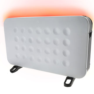 Konvektorheizung Style weiß schwarz 750/1250/2000W 60x40x26cm drei Heizstufe Stahlblech Temperatursteuerung Überhitzungsschutz AbschaltautomatikHeizung mobil