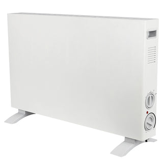 Konvektorheizung Basic groß weiß 1250W/2000W 68x45x22cm zwei Heizstufe Stahlblech Temperatursteuerung Überhitzungsschutz AbschaltautomatikHeizung mobil