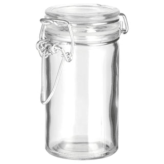 Vorratsglas Bügelverschluß schmal rund 12er Set 80ml Glas Metall Einmachglas Aufbewahrungsglas Vorratsglas Glasgefäß