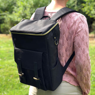 Thermorucksack 20 Liter 28x41x14cm schwarz Kühlrucksack Isoliertasche Rucksack Kühltasche