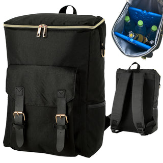 Thermorucksack 20 Liter 28x41x14cm schwarz Kühlrucksack Isoliertasche Rucksack Kühltasche