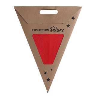 Papierstern 2er Set 60cm rot Fensterdeko faltbar XL Stern Weihnachtsstern Dekostern Stanzungen 201639