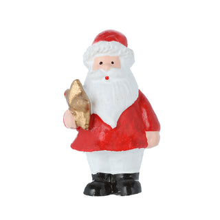 Mini Nikolaus Geschenktüte 24er Set Display H5cm Polyresin Tischdeko Gastgeschenk Geschenkdeko Weihnachtsmann Tannenbaum Stern Geschenk