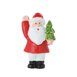 Mini Nikolaus Geschenktüte 24er Set Display H5cm Polyresin Tischdeko Gastgeschenk Geschenkdeko Weihnachtsmann Tannenbaum Stern Geschenk