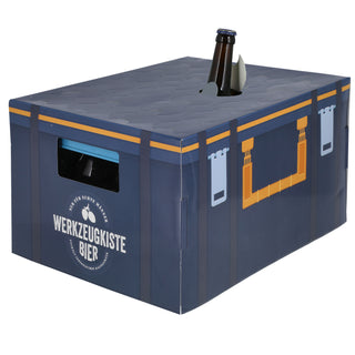 Bierkasten Geschenkverpackung Gefahrgut/Werkezugkiste/Biergarten für Standard-Bierkasten 40x30x23cm Papier 350gsm Aufsatz Verpackung