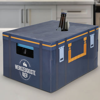 Bierkasten Geschenkverpackung Gefahrgut/Werkezugkiste/Biergarten für Standard-Bierkasten 40x30x23cm Papier 350gsm Aufsatz Verpackung
