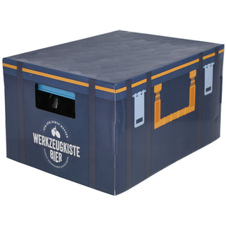Bierkasten Geschenkverpackung Gefahrgut/Werkezugkiste/Biergarten für Standard-Bierkasten 40x30x23cm Papier 350gsm Aufsatz Verpackung