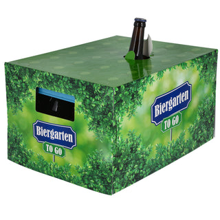 Bierkasten Geschenkverpackung Gefahrgut/Werkezugkiste/Biergarten für Standard-Bierkasten 40x30x23cm Papier 350gsm Aufsatz Verpackung