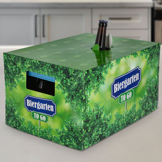 Bierkasten Geschenkverpackung Gefahrgut/Werkezugkiste/Biergarten für Standard-Bierkasten 40x30x23cm Papier 350gsm Aufsatz Verpackung