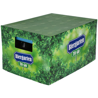 Bierkasten Geschenkverpackung Gefahrgut/Werkezugkiste/Biergarten für Standard-Bierkasten 40x30x23cm Papier 350gsm Aufsatz Verpackung