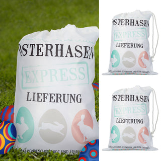 Beutel 2er Set Ostern Matchbeutel Sportbeutel Beutel Ostertüte Zugband Ostermotiv