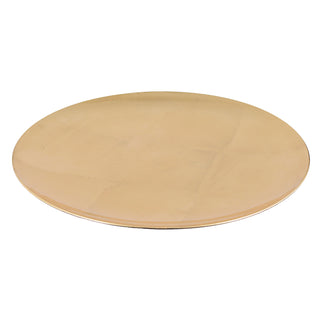 Dekoplatte PVC Ø47cm rot Glasureffekt Platzteller Teller Platte Serviertablett Tischdekoration