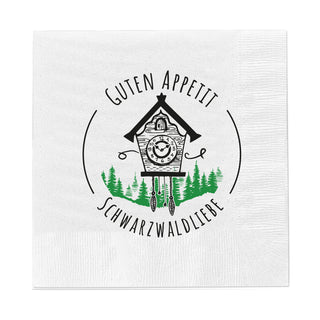 Servietten Heimatliebe Bier und Brezel 80er Set 33x33cm Papierserviette stoffähnlich Tuch Partyzubehör