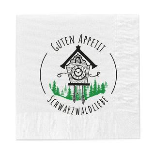 Servietten Heimatliebe Bier und Brezel 80er Set 33x33cm Papierserviette stoffähnlich Tuch Partyzubehör