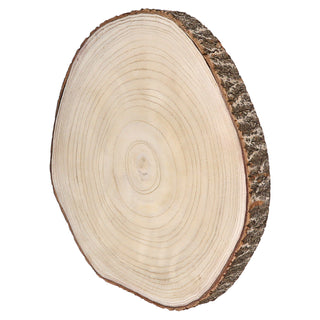 Baumscheibe Ø ca.38-42x4,5cm Paulownia Holzscheibe Naturprodukt Scheibe Holz Holzplatte Dekoelement