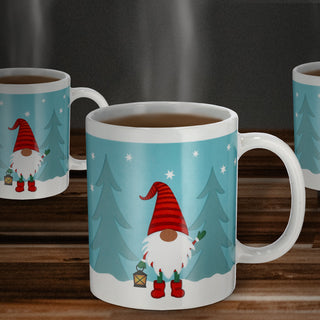 Kaffeebecher Wichtel 6er Set Steinzeug 250 ml Ø12,5cm bunt Tasse Becher Henkeltasse Wichtelmännchen