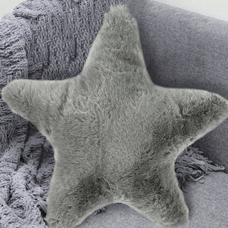 Dekokissen Stern 45x45cm Polyester grau 170g Füllung Kissen Sofakissen Dekokissen Kuschelkissen