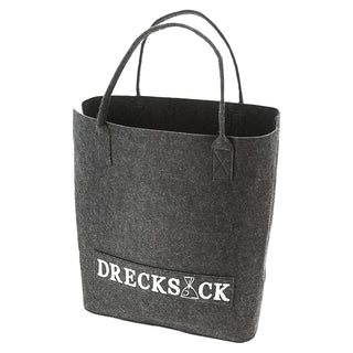 Wäschetasche 2er Set mit Aufdruck 40x45x25cmFilz Wäschekorb Wäschesack Schmutzwäsche Aufbewahrung