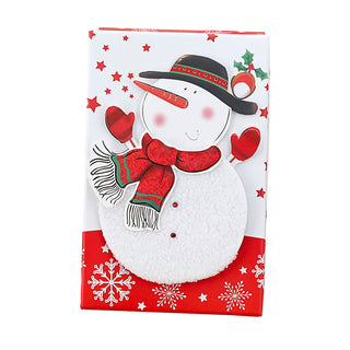 Boxenset 3er Set 'Nikolaus/Schneemann' 3D-Optik 3 Größen Karton Weihnachtsgeschenke Geschenkboxen Schachteln Boxen Verpackung