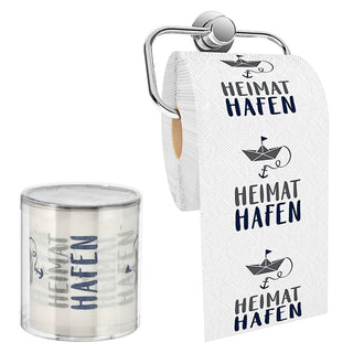 Toilettenpapier maritim 12er Set 3 Motiven 24m 2-lagig PVC 18g/qm Klopapier bedruckte Rollen WC-Papier