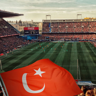 Türkei Fahne 90x150cm Polyester 2 Metallösen Flagge EM Europameisterschaft Fussball Türkeifahne Nationalflagge