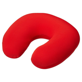 Nackenkissen PES Elastan Mikroperl-Füllung 28x25x10cm rot/blau/schwarz Nackenhörnchen Nackenstütze Rückenkissen