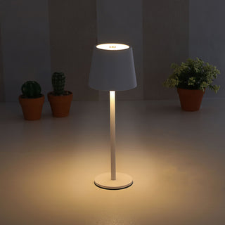 LED Tischleuchte weiß/schwarz 48 LEDs 9x26cm USB Ladefunktion Touchfunktion stufenlos dimmbar 3 Weißtöne 45 Lumen Tischbeleuchtung