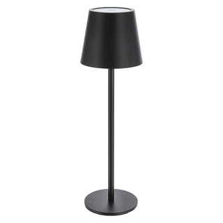 LED Tischleuchte weiß/schwarz 56 LEDs 11x37cm USB Ladefunktion Touchfunktion stufenlos dimmbar 3 Weißtöne 45 Lumen Tischbeleuchtung